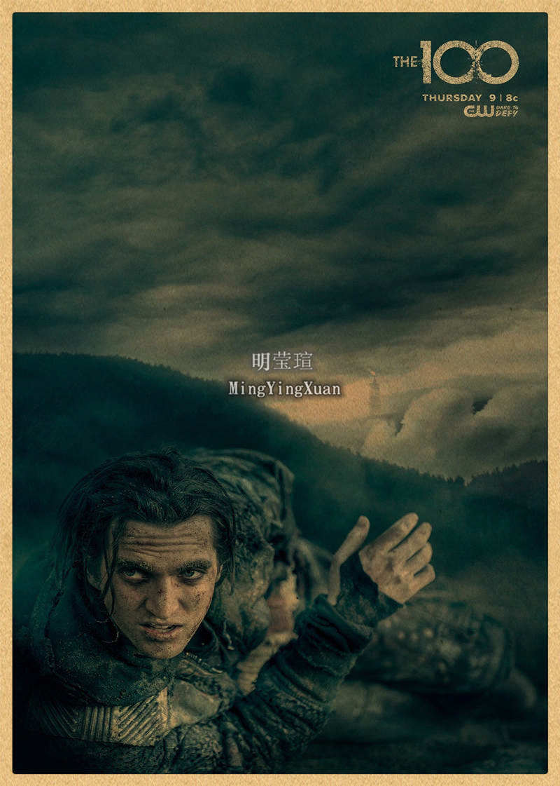 The 100 TV movies Retro Poster Vintage poster Wall Decor Personalised Room Decoration Kraft Papers gift