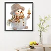 Diamond Painting-DIY Crystal Rhinestone Snowman