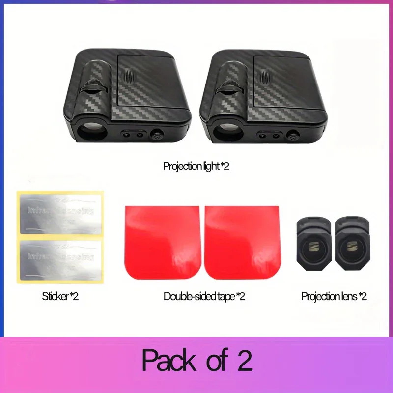 Car Wireless LED Door Car Logo Projector (2PCS)