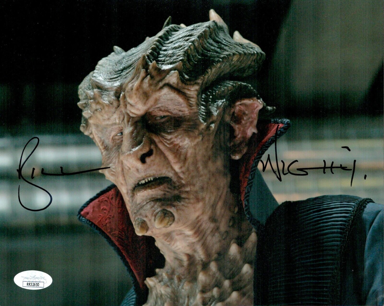 BILL NIGHY Signed 8x10 Photo Poster painting I, FRANKENSTEIN Naberius Autograph JSA COA Cert