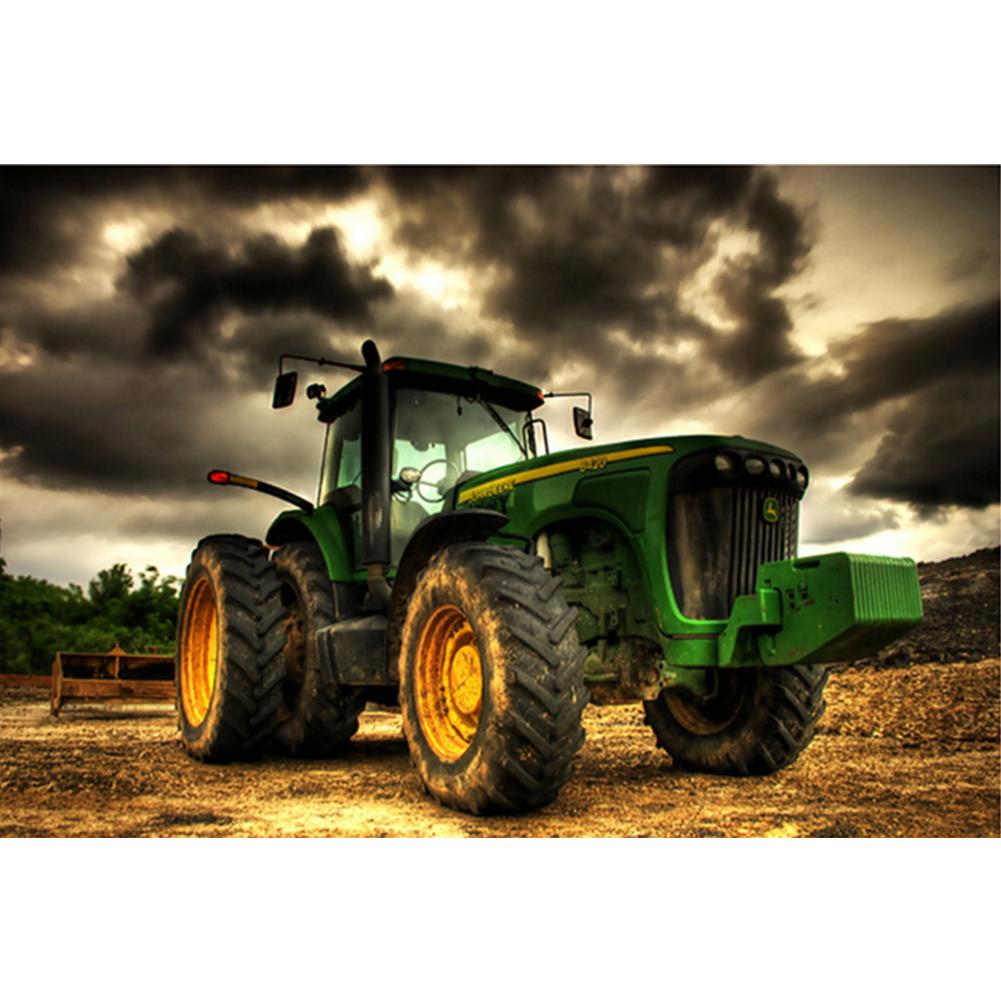 

Tractor Side View - Round Drill Diamond Painting - 40x30cm, 501 Original