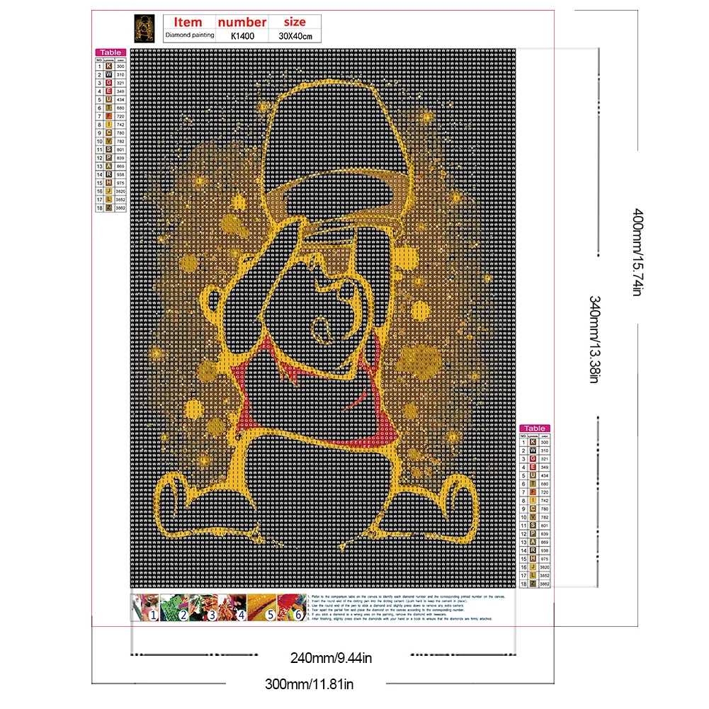 Diamond Painting - Full Round Drill - Winnie the Pooh(Canvas|30*40cm)