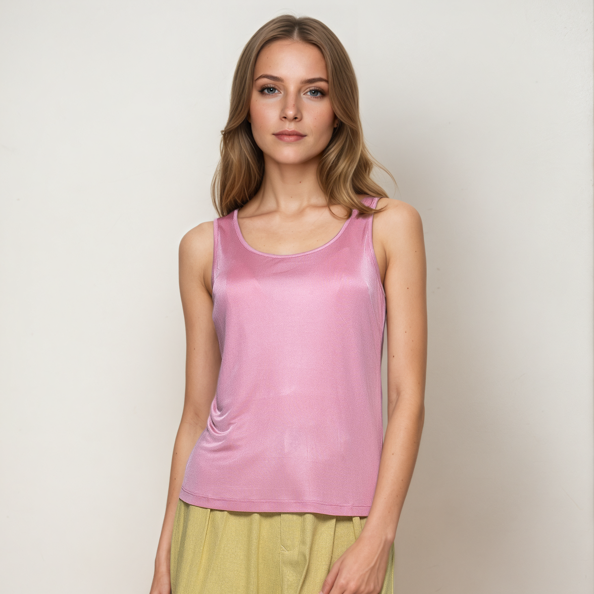 Silk Tank for Women U Neck REAL SILK LIFE