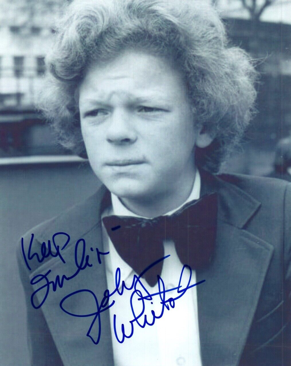 Johnny Whitaker Signed 8x10 Photo Poster painting Family Affair Tom Sawyer Child Actor COA