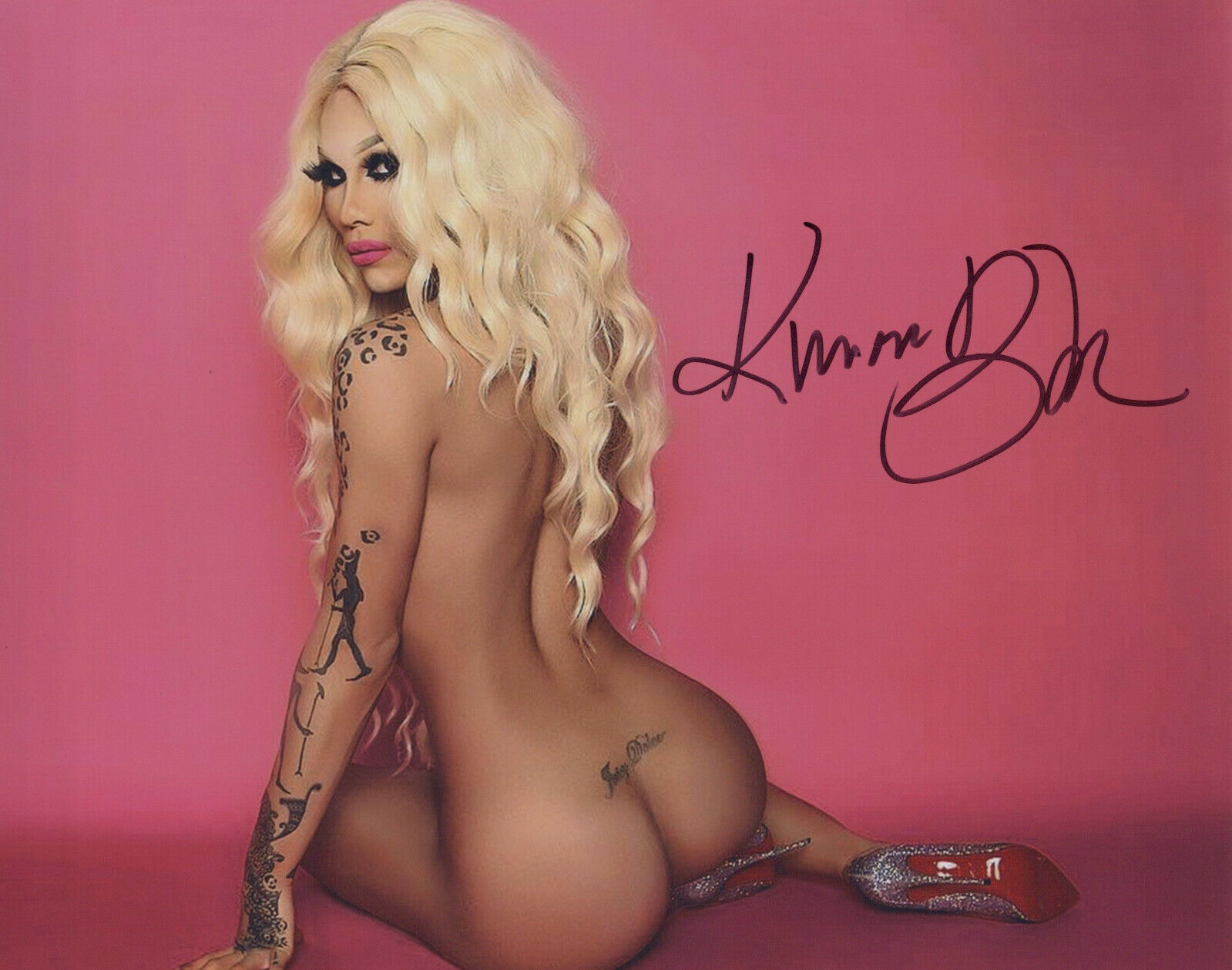 Kimora Blac (RuPaul's Drag Race) signed 8x10 Photo Poster painting In-person