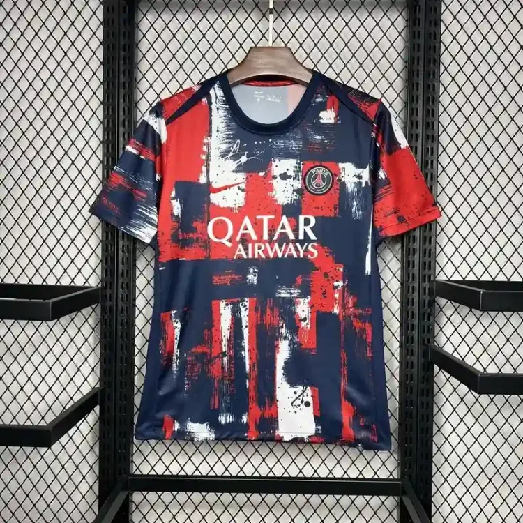 24-25 Paris Saint-Germain pre-match football jersey