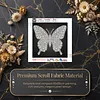DIY Pearl Painting Butterfly for Home Wall Decor(25x25cm)
