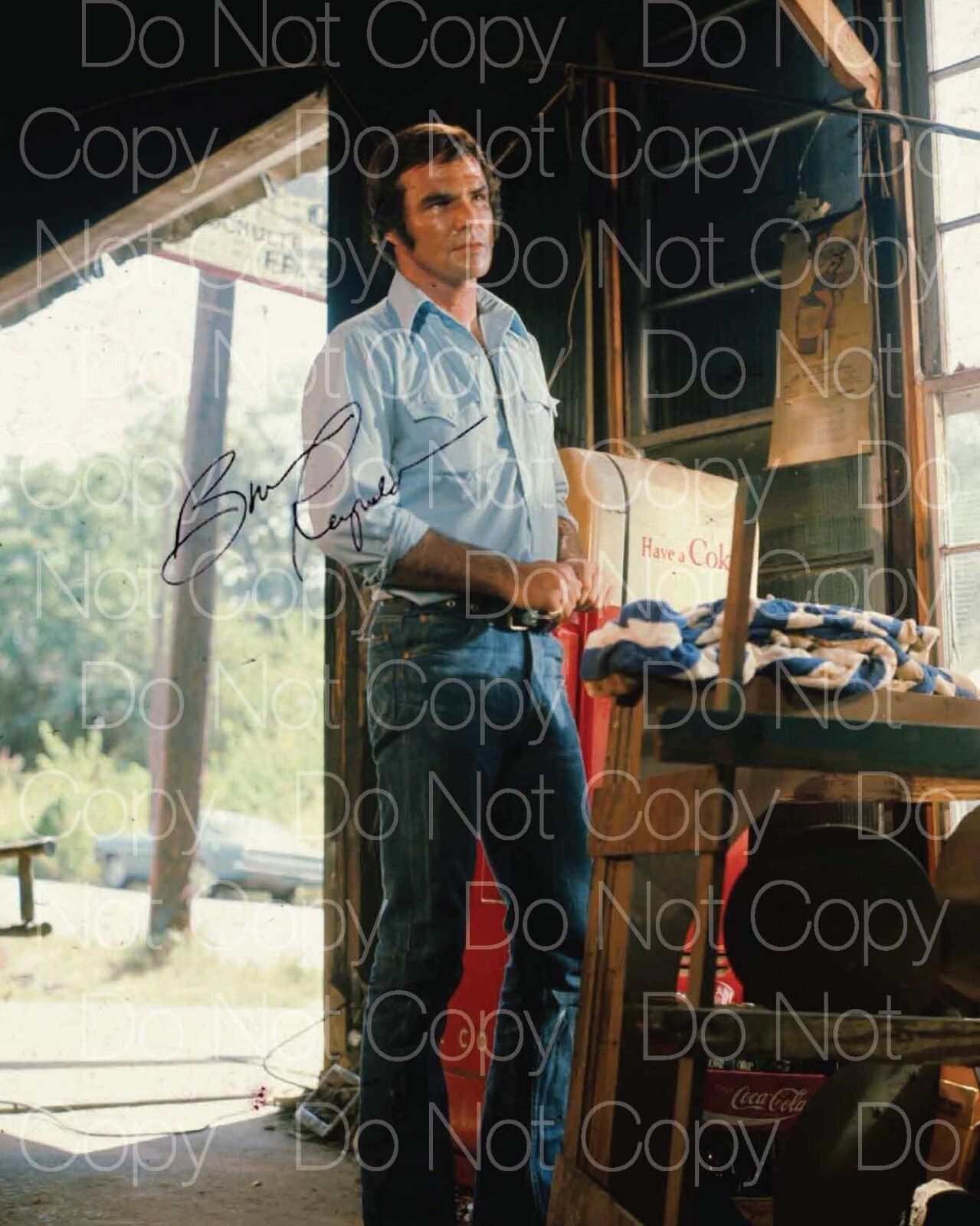 White lightning Burt Reynolds signed Photo Poster painting 8X10 poster picture autograph RP