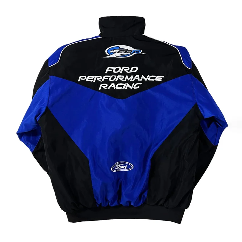 Unisex Racing Style Street Fashion Loose Racing Casual Print Jacket