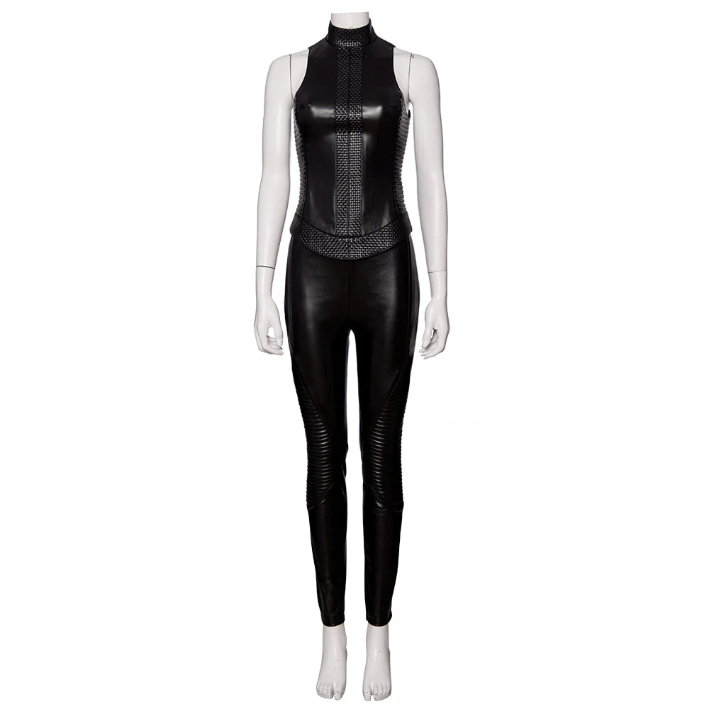 Alita Battle Angel Black Suit Cosplay Costumes