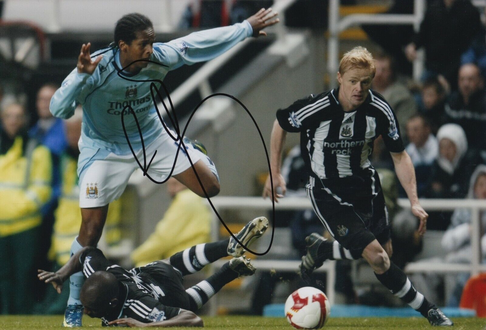 Jo Hand Signed 12x8 Photo Poster painting Manchester City - Football Autograph 1.