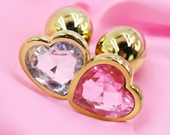 heart anal plug Booty Sparks Gemstones Large Heart Anal Plug – Vybrant Keene main image 0