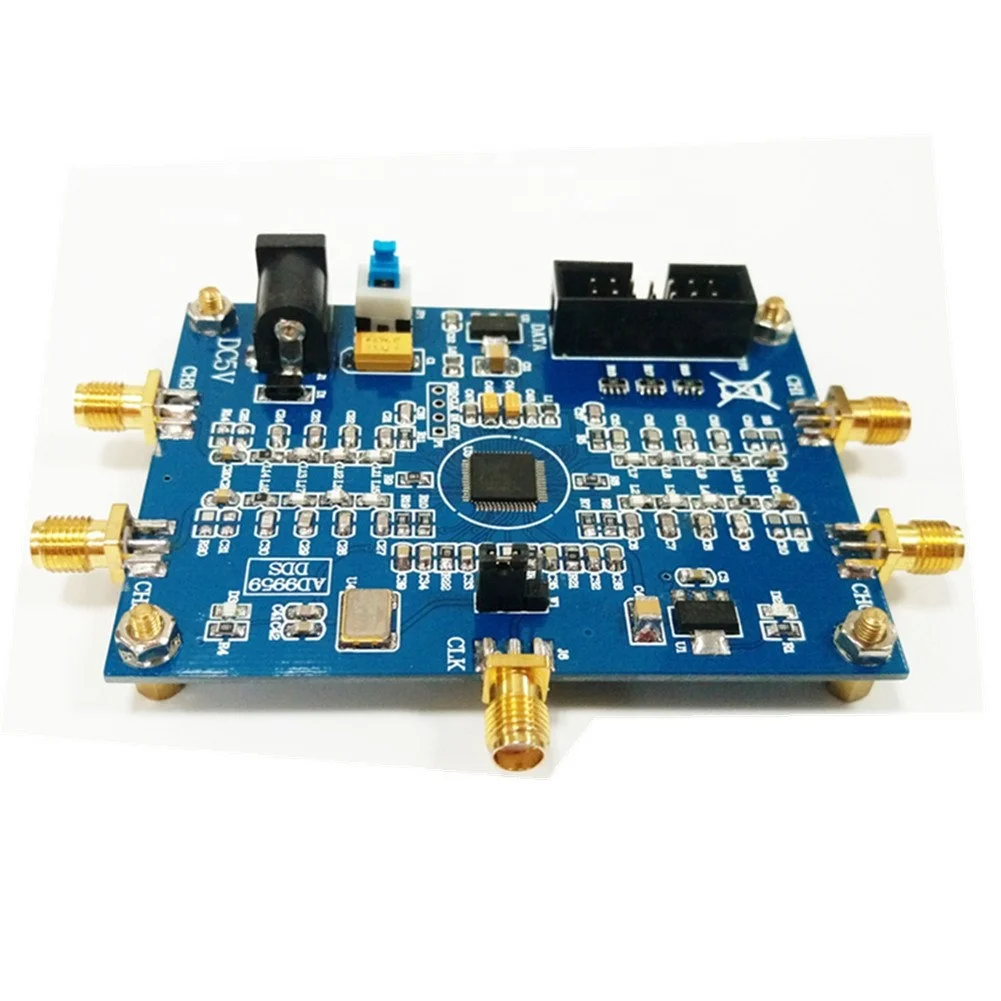 AD9959 frequency amplitude or phase sweep rf signal source for radar instrumentation signal function generator