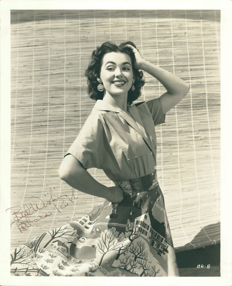 Barbara Rush (Vintage) signed 8x10 Photo Poster painting COA