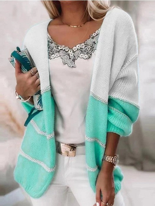 Women Long Sleeve V-neck Graphic Floral Printed Top