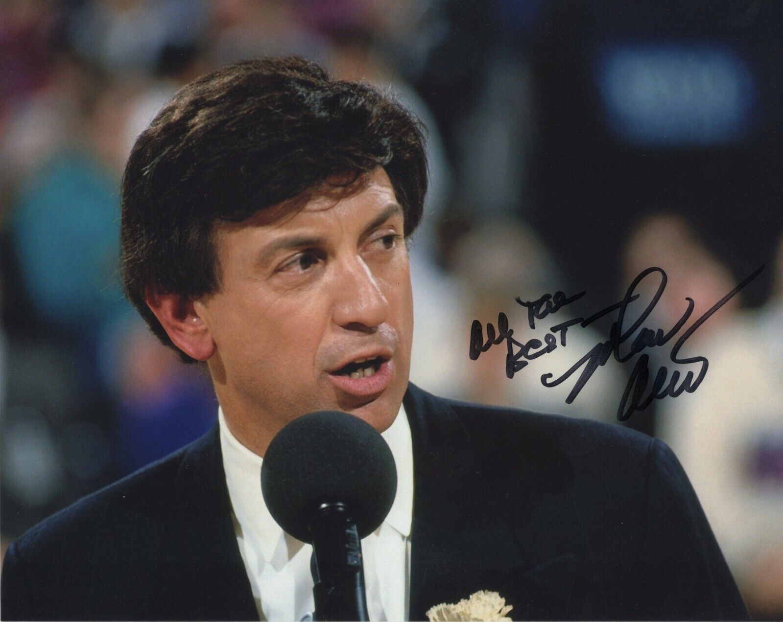 MARV ALBERT SIGNED AUTOGRAPH 8X10 Photo Poster painting NEW YORK KNICKS MSG YES SYRACUSE