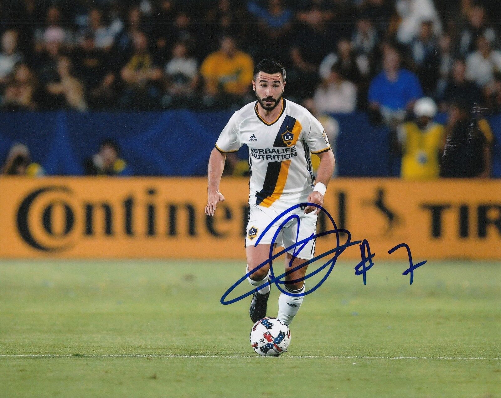 ROMAIN ALESSANDRINI signed (LA GALAXY) SOCCER MLS 8X10 Photo Poster painting W/COA #1