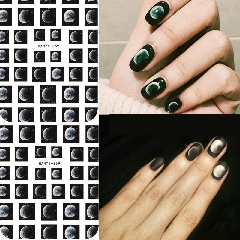 5D White Nail Sticker Rose Flower Engraved Embosse Design Transfer Decals Slider Wraps DIY Nail Art Decoration Accessories