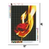 Burning Rose  | Full Round Diamond Painting Kits