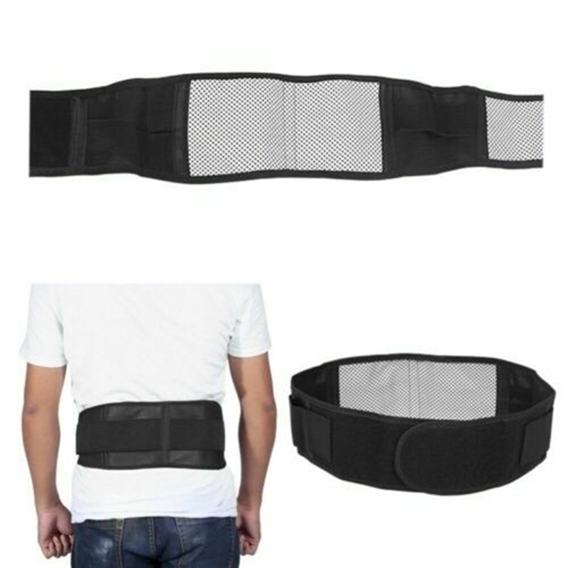 Likron Watches Adjustable Self-Heating Lumbar Support Belt for Back Pain Relief Posture Correction