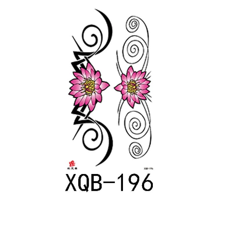 Small full arm waterproof tattoo stickers fierce wolf head animal arm lasting European and American tattoo stickers