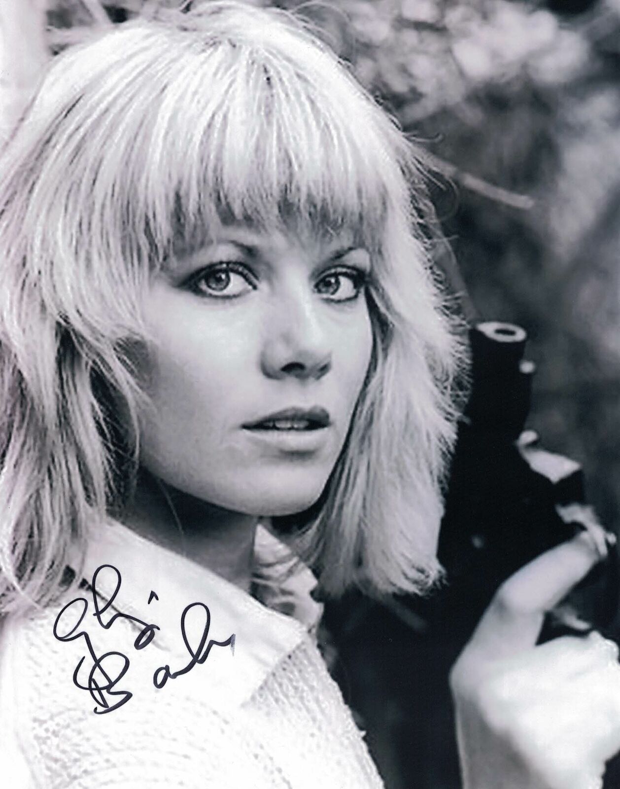 GLYNIS BARBER - Dempsey & Makepeace hand signed Photo Poster painting