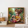 uk.everydayedeals (Limited Stock)Diamond Painting - Full Round - Girl&Dog