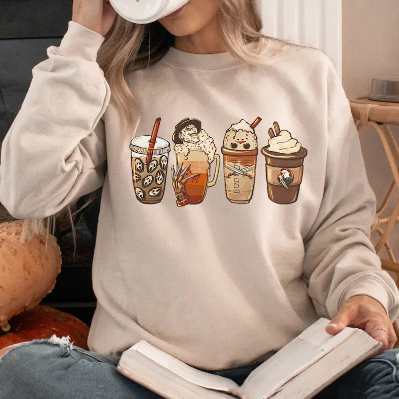 Horror Movie Coffee Sweatshirt