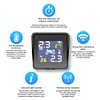 Solar Motorcycle Tire Pressure Monitoring Alarm System with 2 Sensors