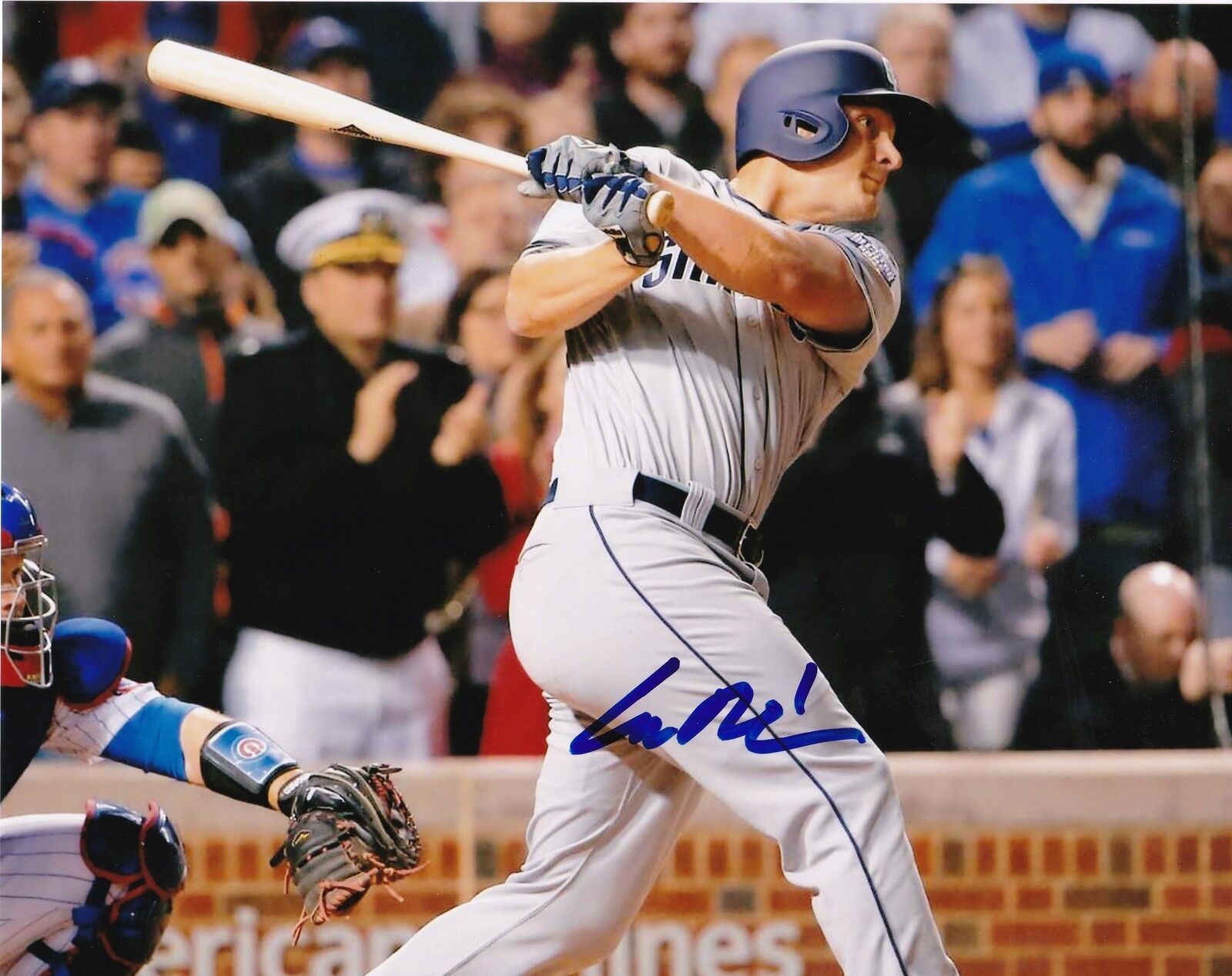 ALEX DICKERSON SAN DIEGO PADRES ACTION SIGNED 8x10