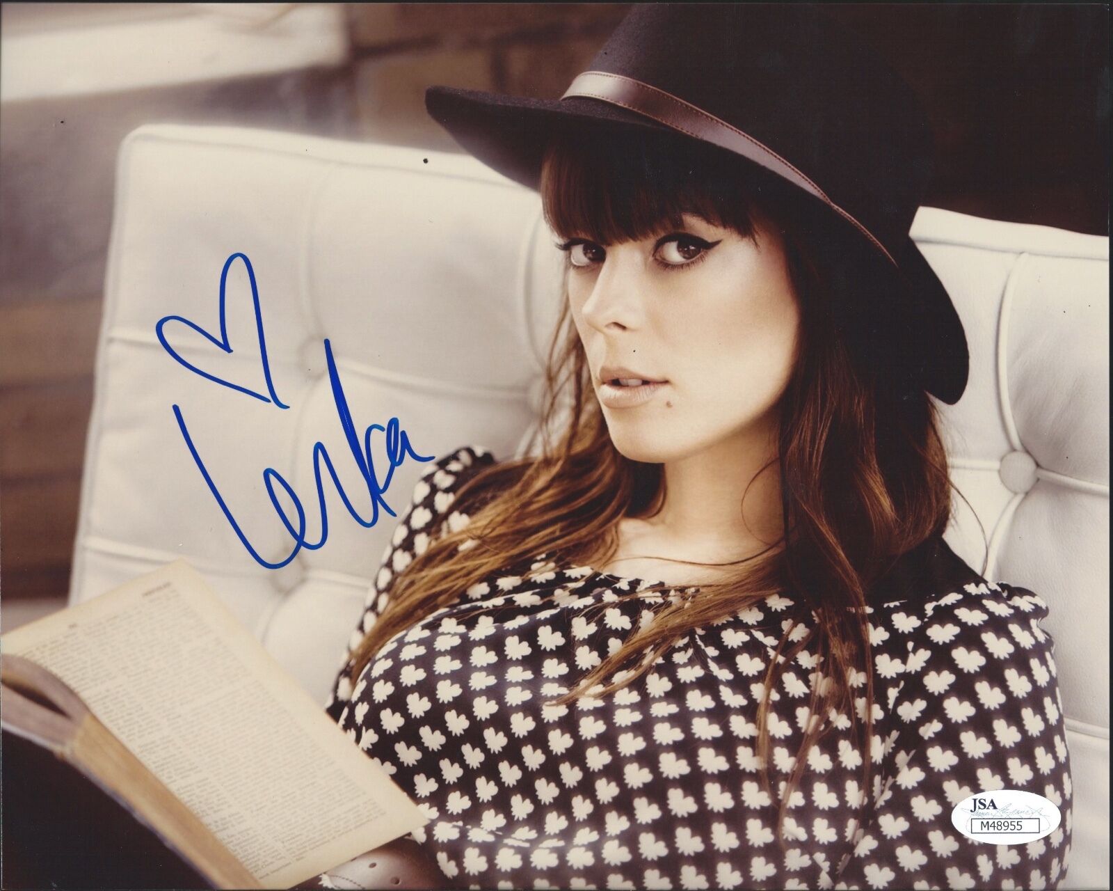 LENKA KRIPAC Signed Autographed 8x10 Photo Poster painting Singer The Bright Side Musis JSA COA