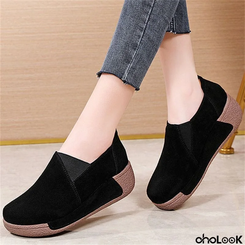 Autumn Winter Leather Extra Soft Sport Fashion Women Loafers