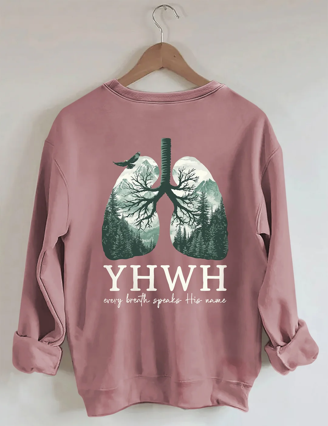 YHWH Lungs Christian Sweatshirt