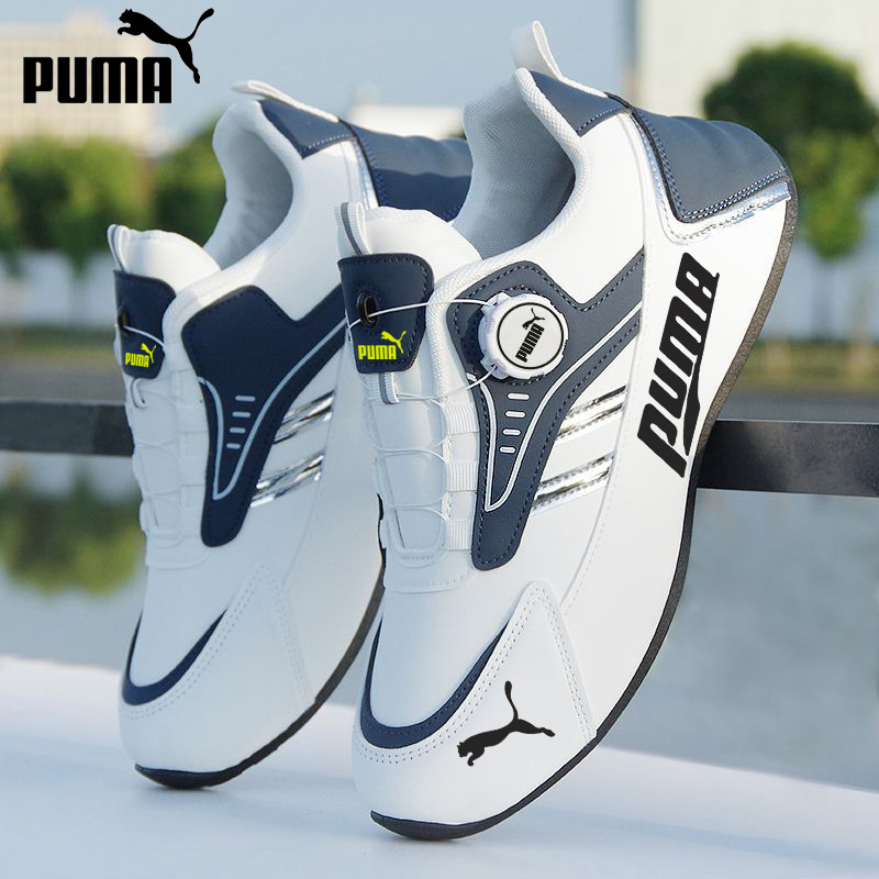 Męskie skórzane buty Puma na co dzień 2025