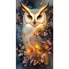 Diamond Painting-DIY Full Round Drill Owl(70*40 CM)