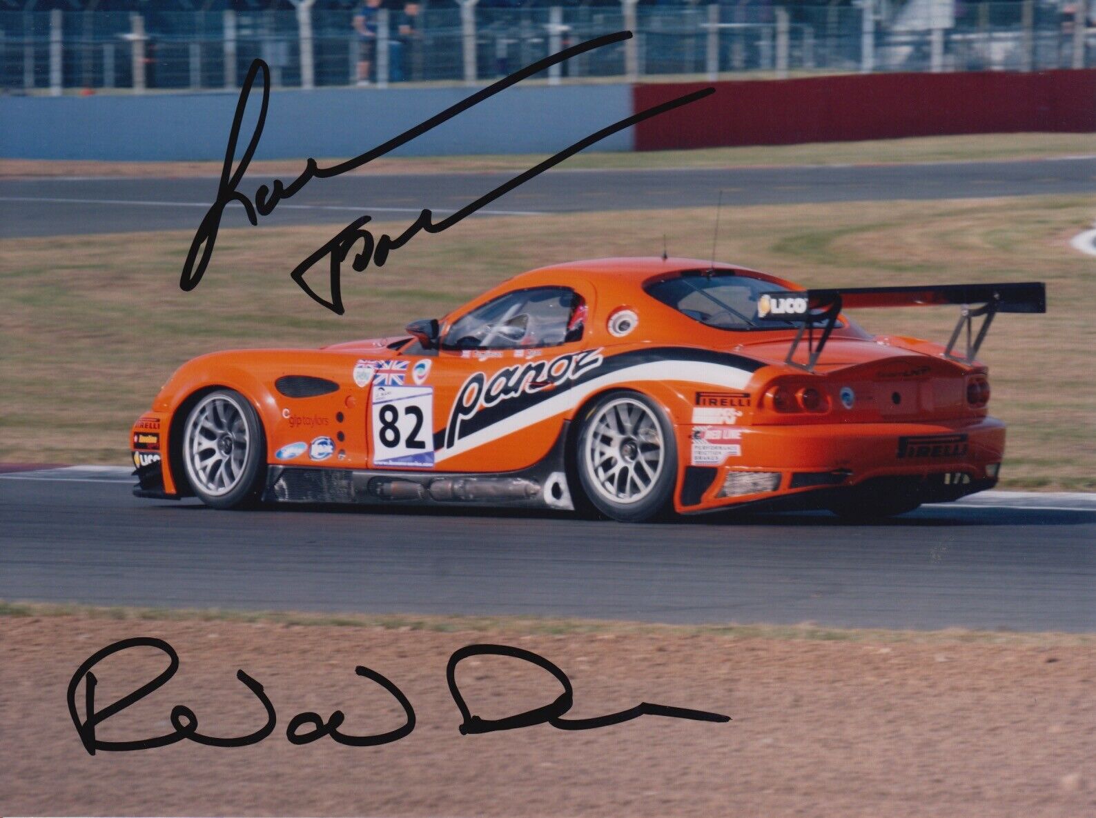 Richard Dean and Lawrence Tomlinson Hand Signed 8x6 Photo Poster painting - Le Mans Autograph.