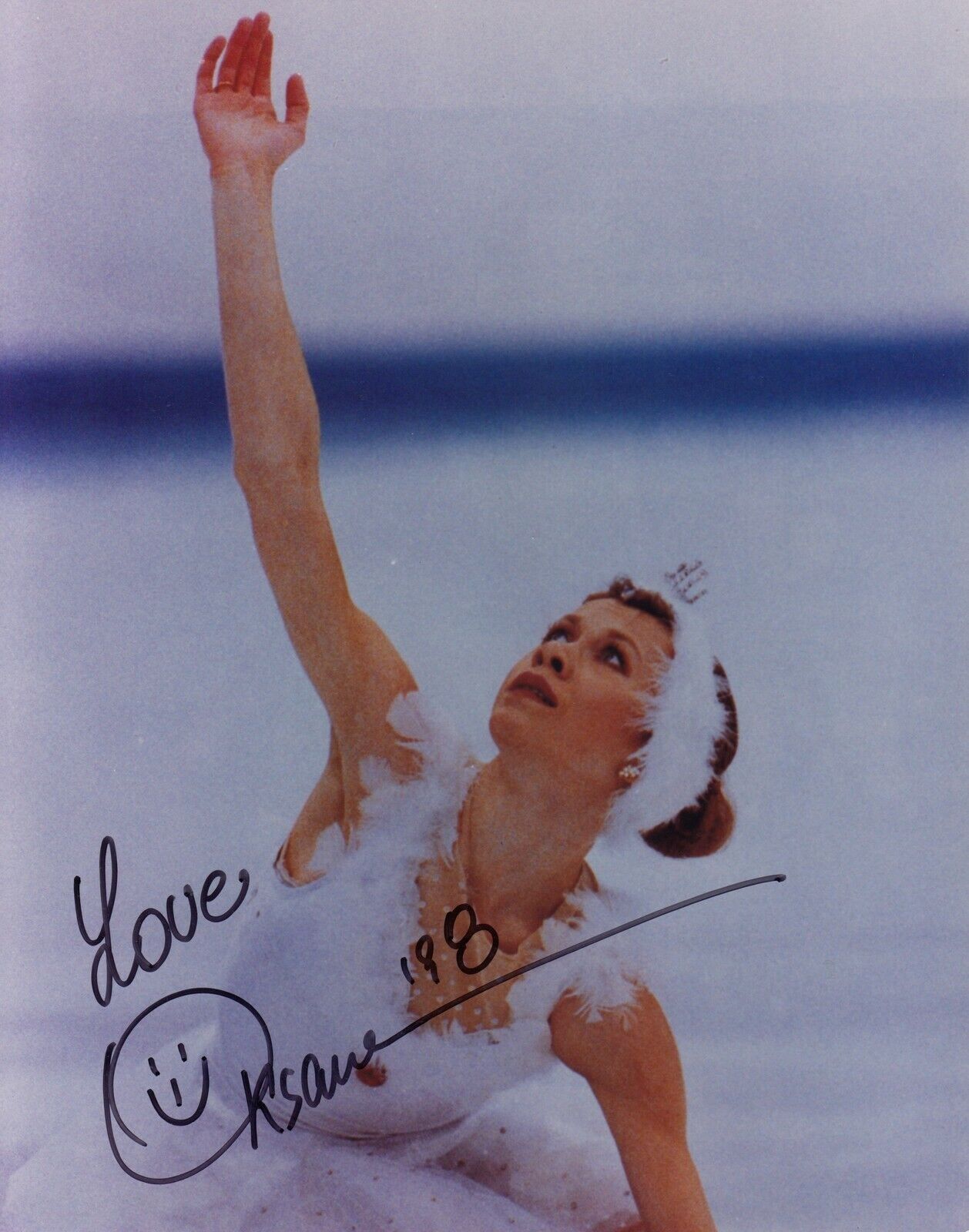 Oksana Baiul #2 8x10 Signed Photo Poster painting w/ COA Skating 031719