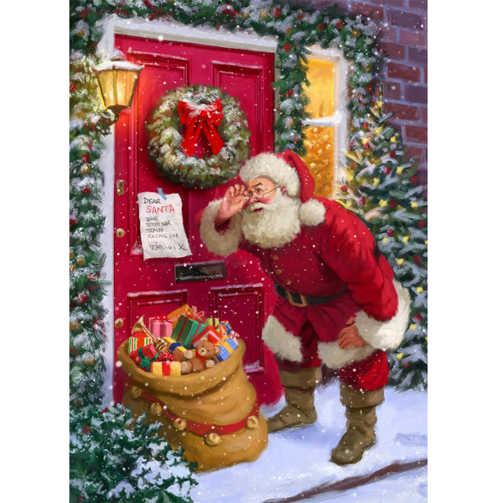 

Santa Claus - Round Drill Diamond Painting - 30*45CM, 501 Original