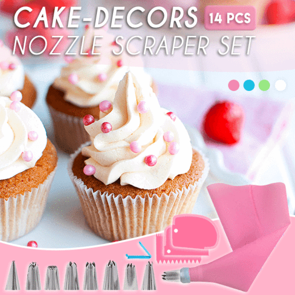 Cake-Decors Nozzle Scraper Set