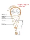 Retro Portrait Embossed Multilayer Necklace