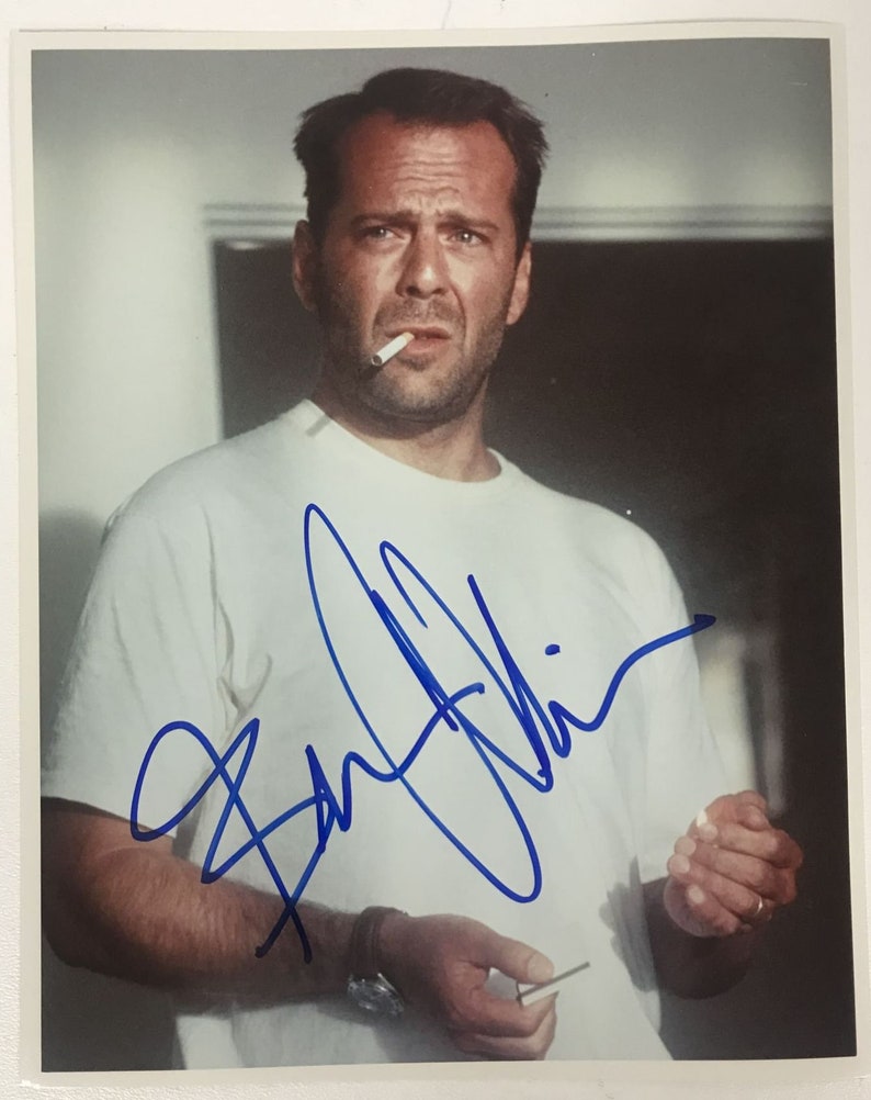 Bruce Willis Signed Autographed The Last Boy Scout