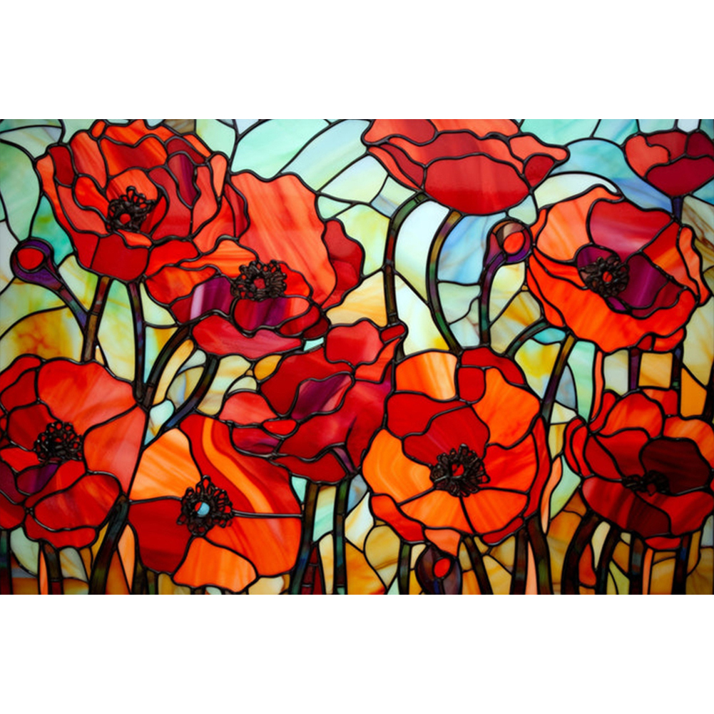 Glass Painting-Paint by Numbers-60x40cm