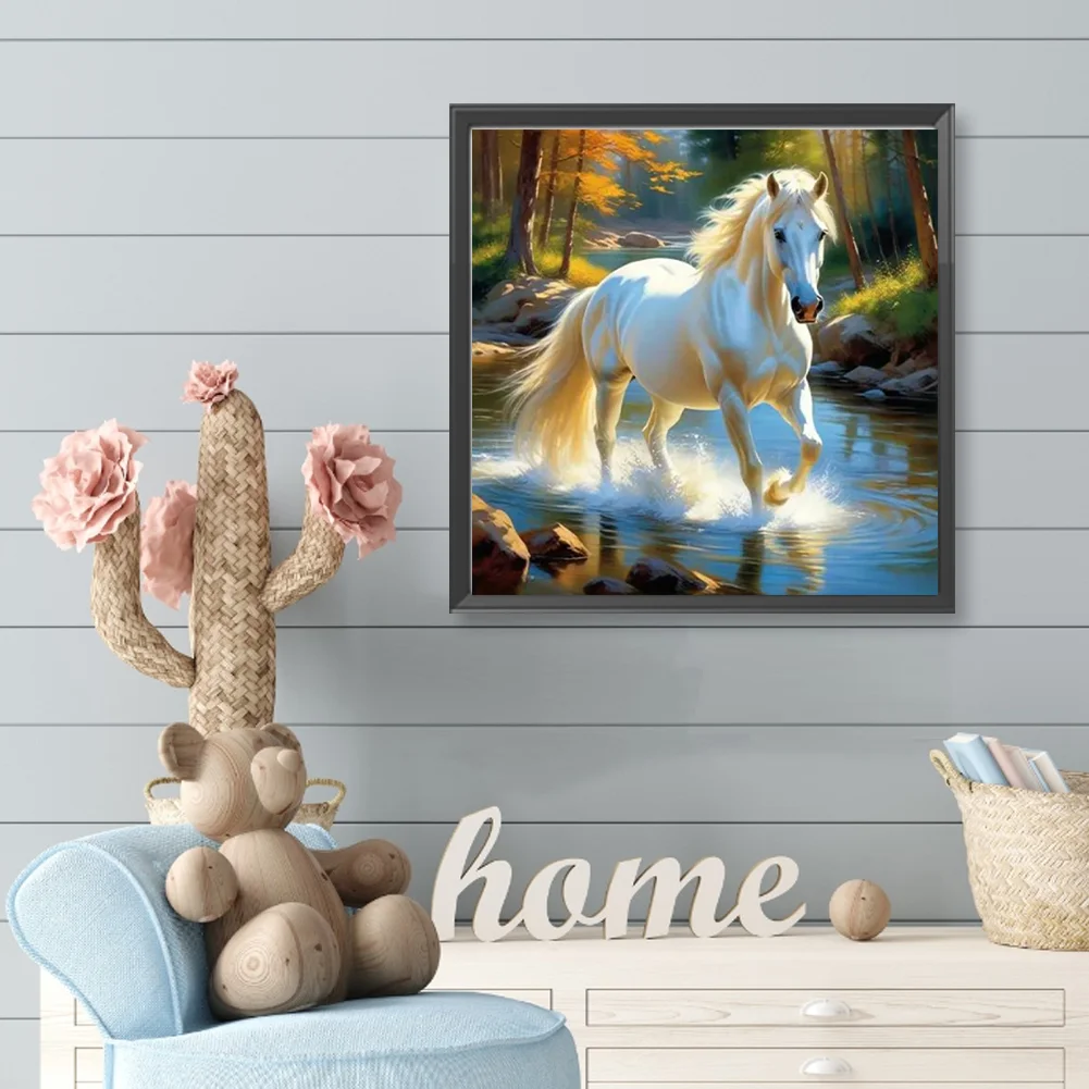 Diamond Painting - Full Round Drill - Horse(Canvas|40*40cm)