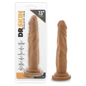pornhint Pornhint Blush Dr. Skin 7.5" Realistic Cock Dildo Suction Cup Harness Compatible Sex