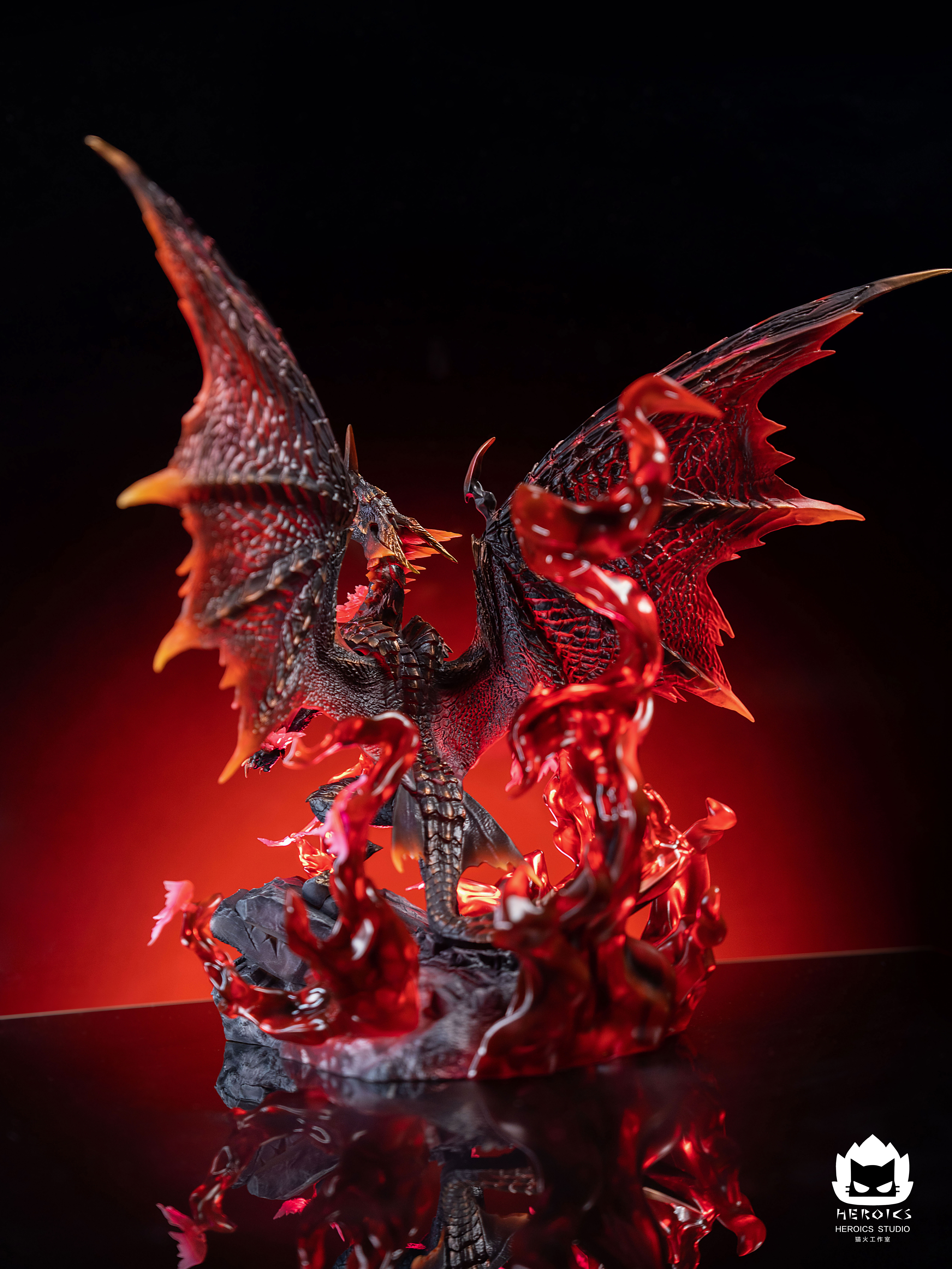 Heroics Studio - Monster Hunter Bloobened Malzeno Statue(GK)-