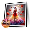 Diamond Painting -DIY Round Drill Poppy Girl(40x40cm)