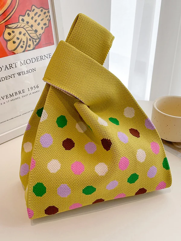 Multi-Colored Polka Dot Bags Handbags
