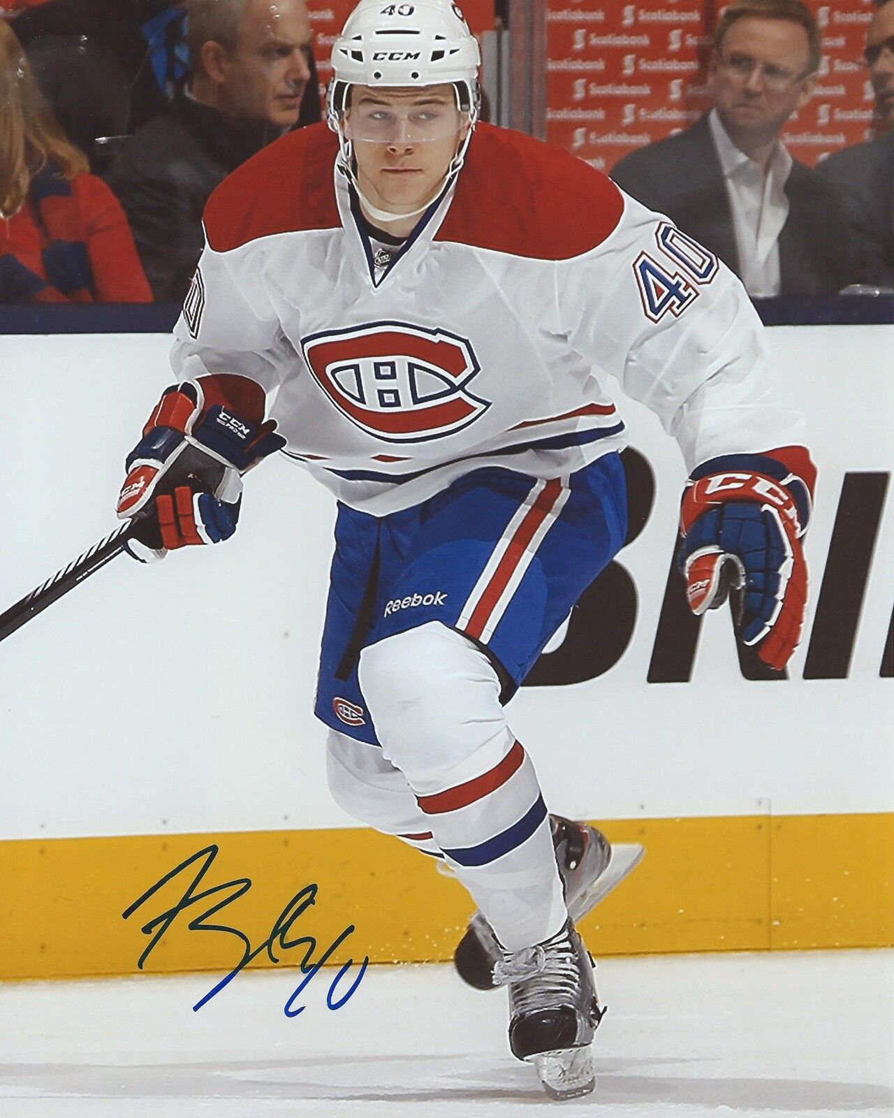 Nathan Beaulieu Signed 8x10 Photo Poster painting Montreal Canadiens Autographed COA