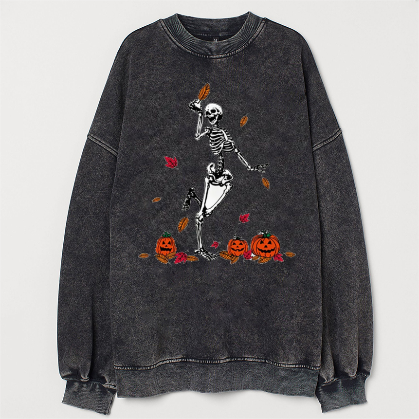 Halloween Dancing Skeleton Sweatshirt