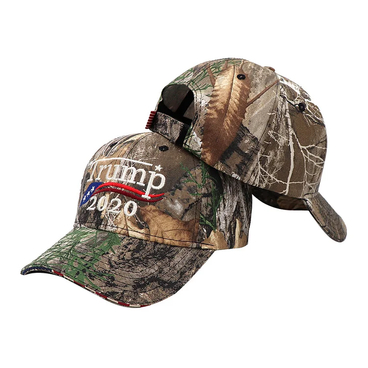 2023Men Women Camouflage Baseball Hat Visor Trump 2023MAGA Camo Embroidered Hat Keep Make America Great Again Cap US Stock